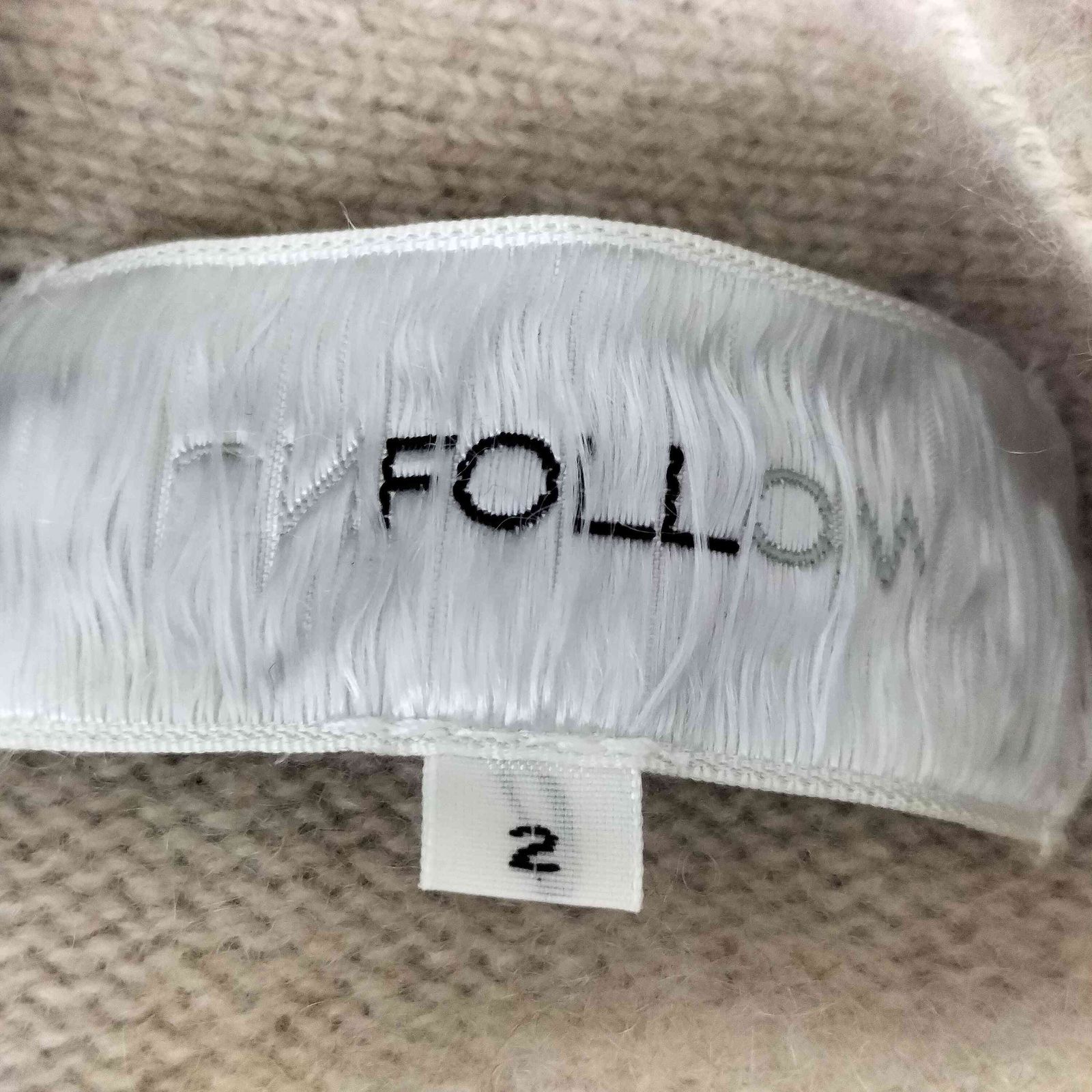 アンフォロー UNFOLLOW 23AW FOLL COLLECTION irst-class cashmere