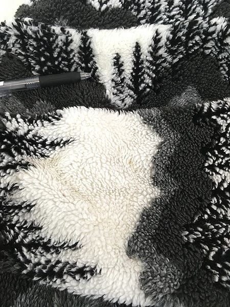 古着 90s BLACK MOUNTAIN 木 ツリー フォレスト ボーダー フリース