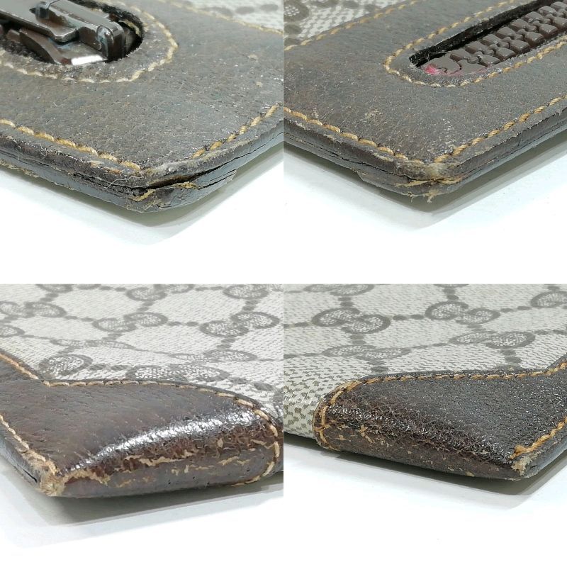 中古】GUCCI オールドグッチ ポーチ クラッチバッグ シェリーライン GG