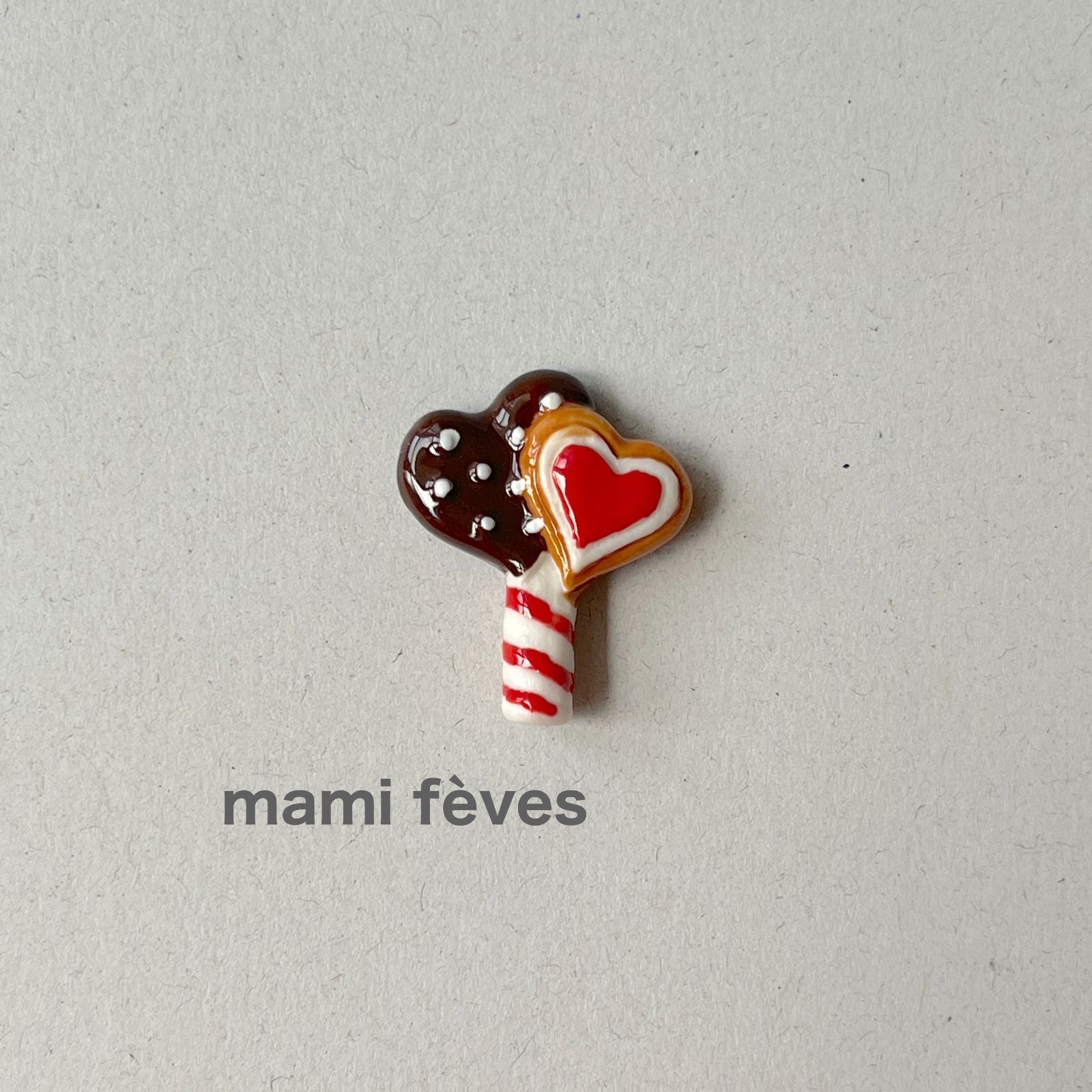 フェーヴ ハートキャンディ ジンジャーブレッドとスイーツ フランス