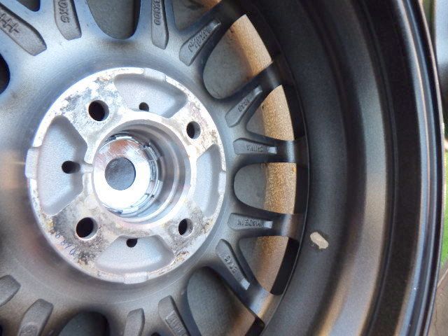 バイク 【3149】J△送料無料△DUNLOP Mistiere RC27△14x4.5J 4穴 PCD100