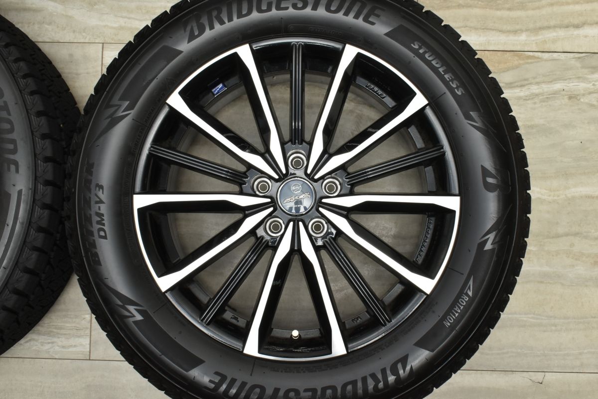  スマック 18 in 7 J 38 PCD 114 3 ブリヂストン ブリザック DM V 235 60 R NX エクストレイル アウトランダー CX 18インチ タイヤ ホイールセット