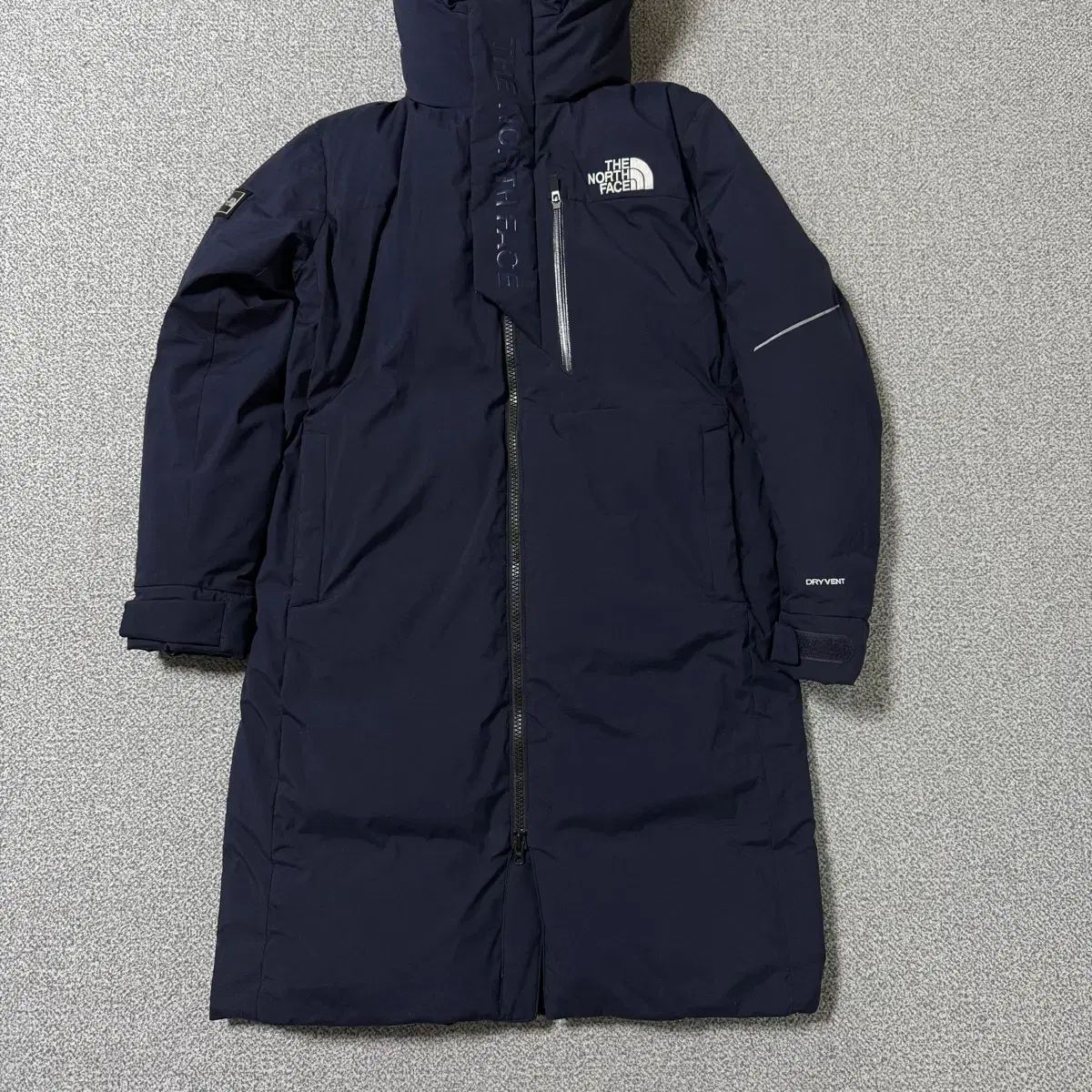 THE NORTH FACE ザノースフェイス ロング丈ダウンジャケット ネイビー