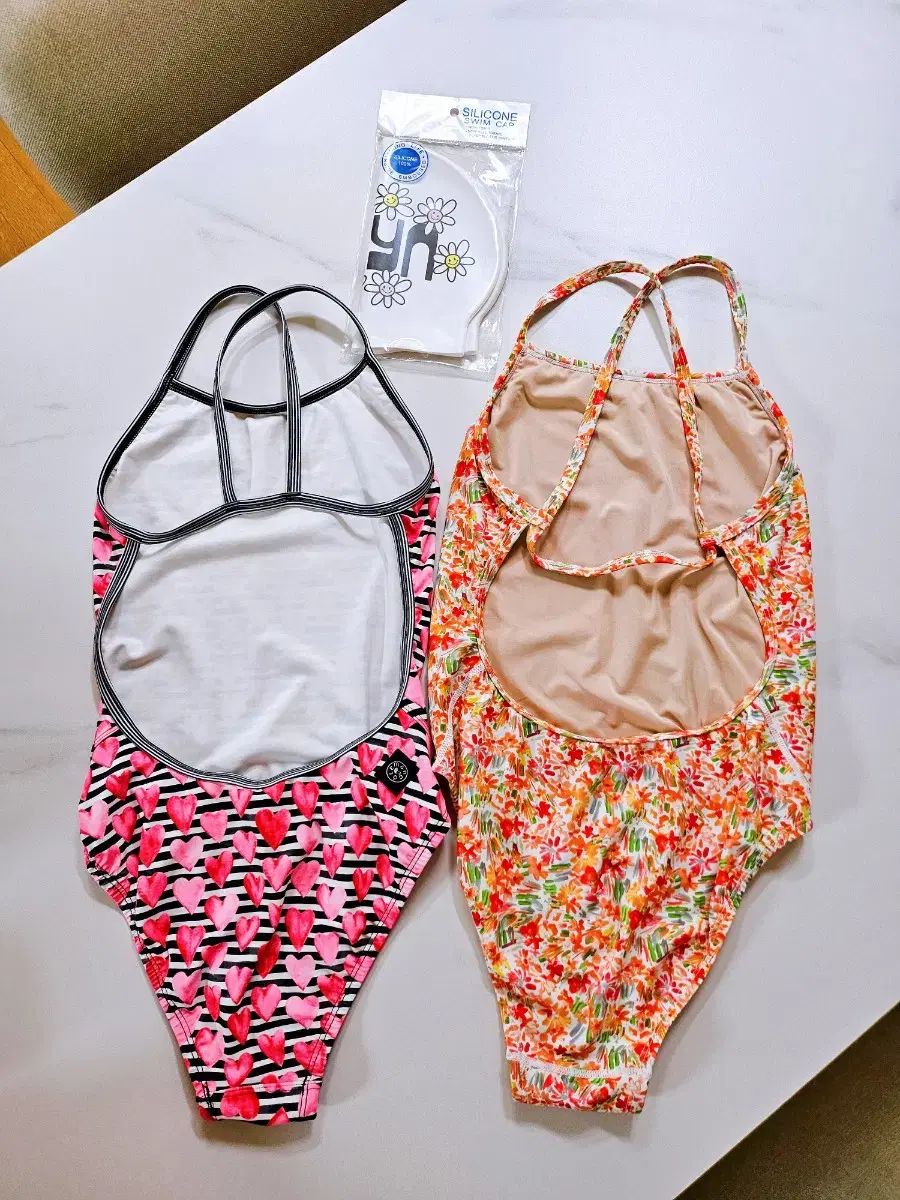 ルマンゴ ティアモ ループプルーフ フラワーマーケット M JOLYN ハッピーデイジー スイミングキャップ