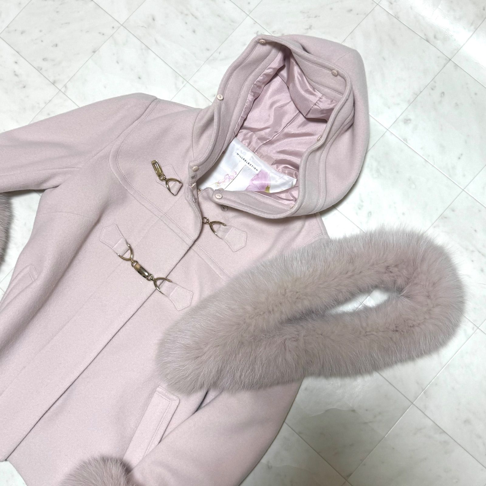 WILLSELECTION ウィルセレクション フォックスファー ショートダッフル