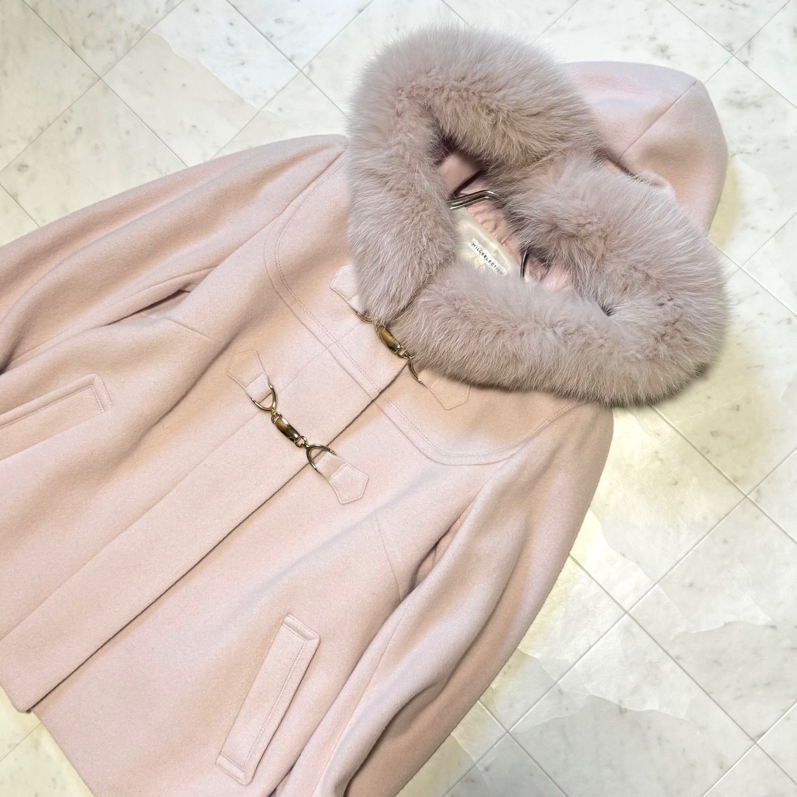 WILLSELECTION ウィルセレクション フォックスファー ショートダッフル