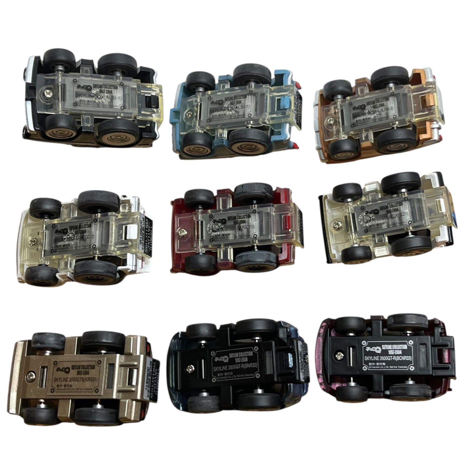 【激レアセール】スカイラインコレクション 1957-2004 15台セット 管2511-603】チョロQ スカイラインコレクション 1957-2004 15台セット