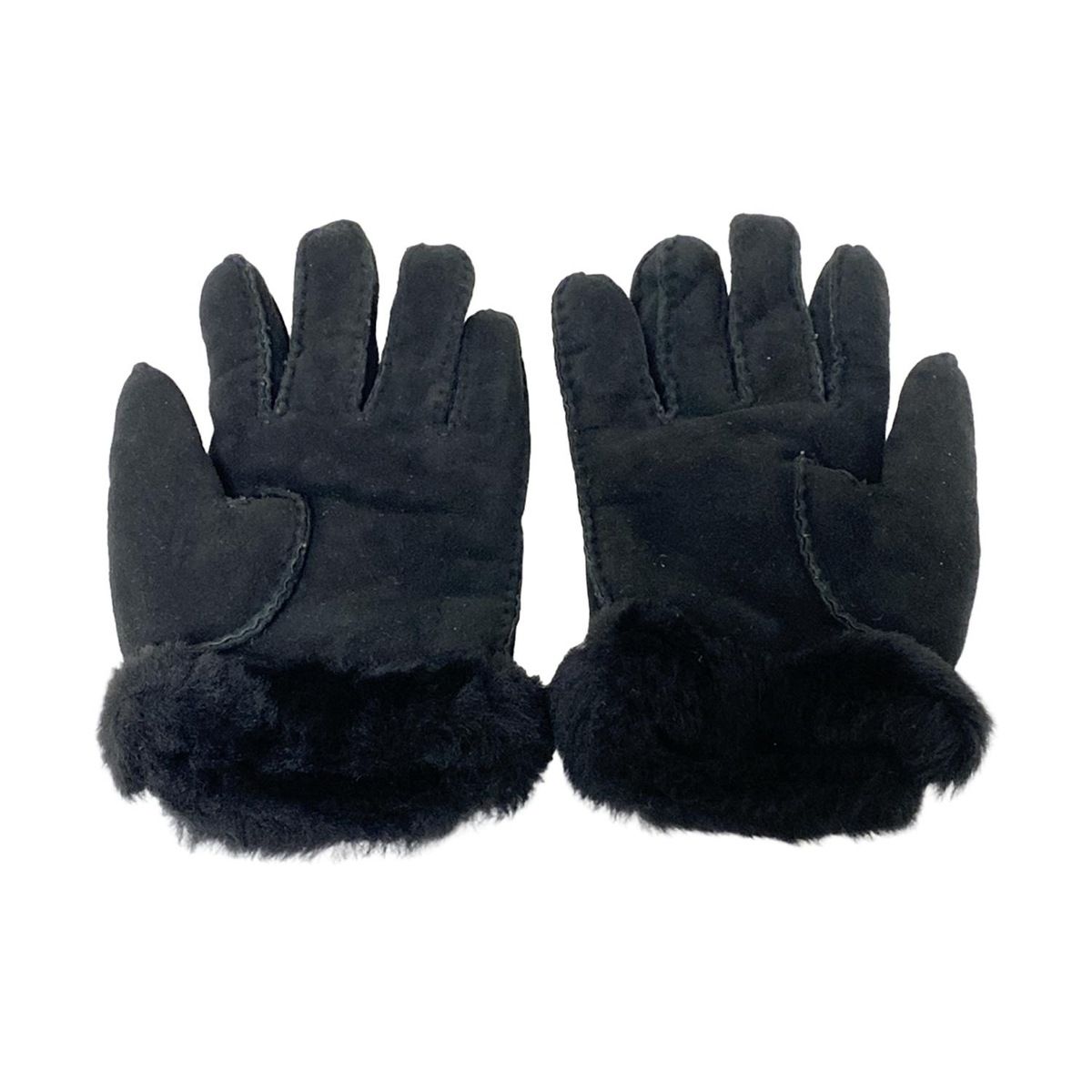 UGG(アグ) 手袋 レディース - 黒 ムートン - メルカリ