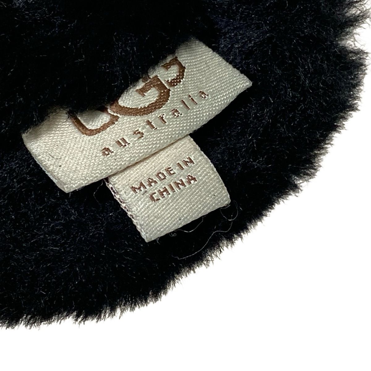  UGG アグ 手袋 レディース 黒 ムートン 手袋 アームカバー 小物