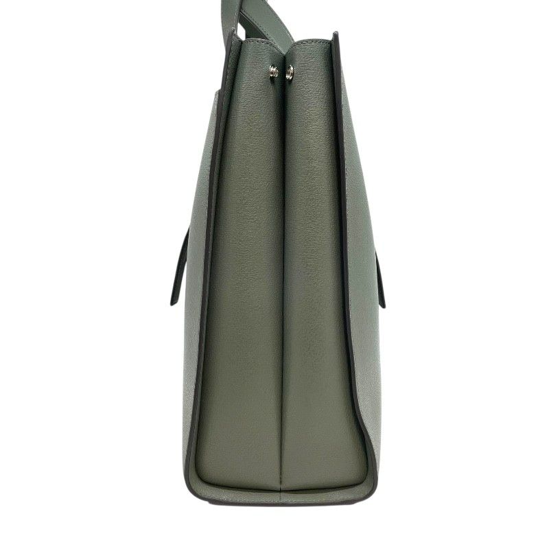 フルラ FURLA GIOVEトートL トートバッグ グリーン×SV金具 レザー ユニ