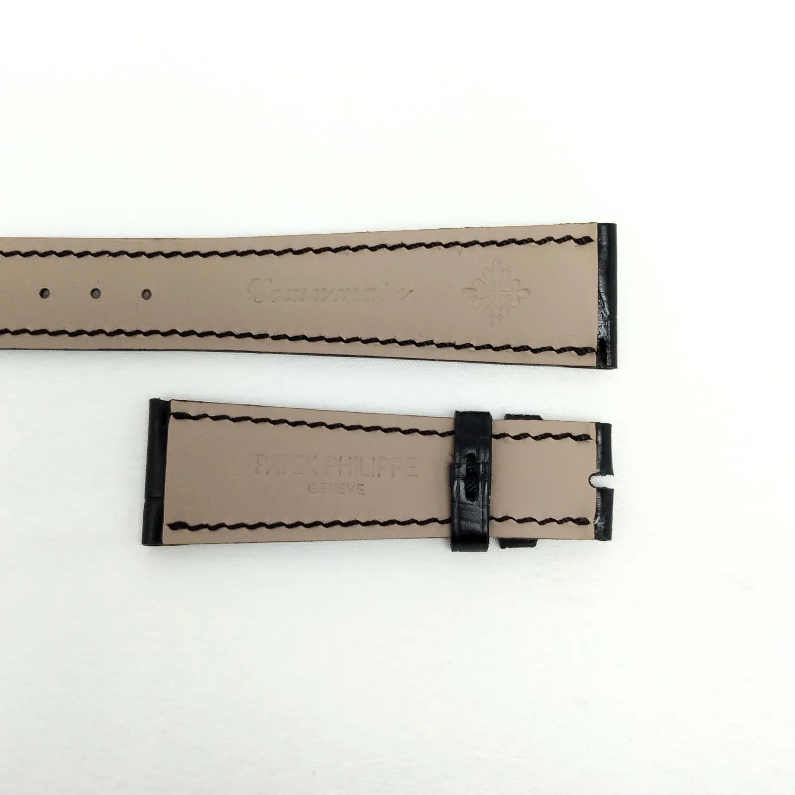 16. パテック・フィリップ時計ベルト For Patek Philippe パテック・フィリップ ワニレザーベルト 受注生産