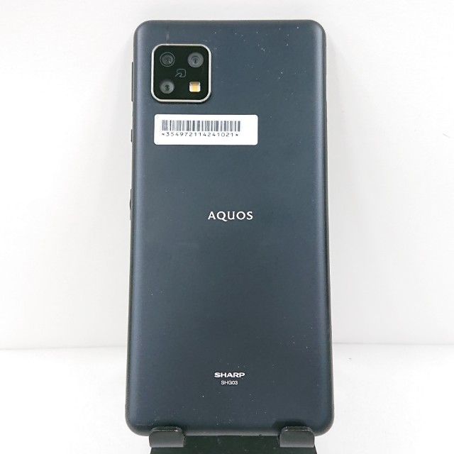 AQUOS sense5G SHG03 au ブラック 送料無料 本体 c15825