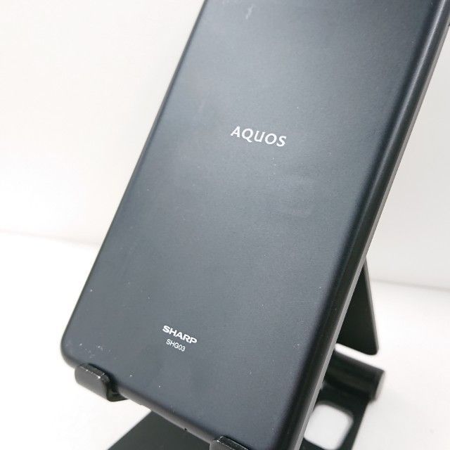 AQUOS sense5G SHG03 au ブラック 送料無料 本体 c15806 - メルカリ