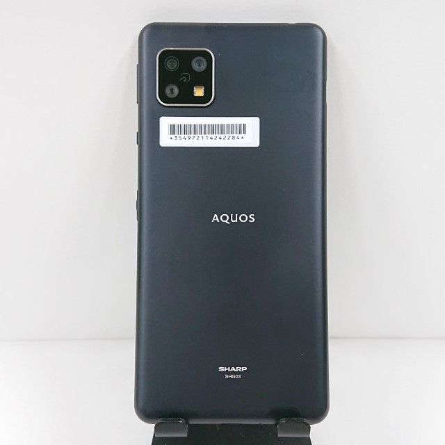 AQUOS sense5G SHG03 ブラック 本体 箱あり Amazon | SIMフリー au AQUOS sense5G SHG03 [ブラック