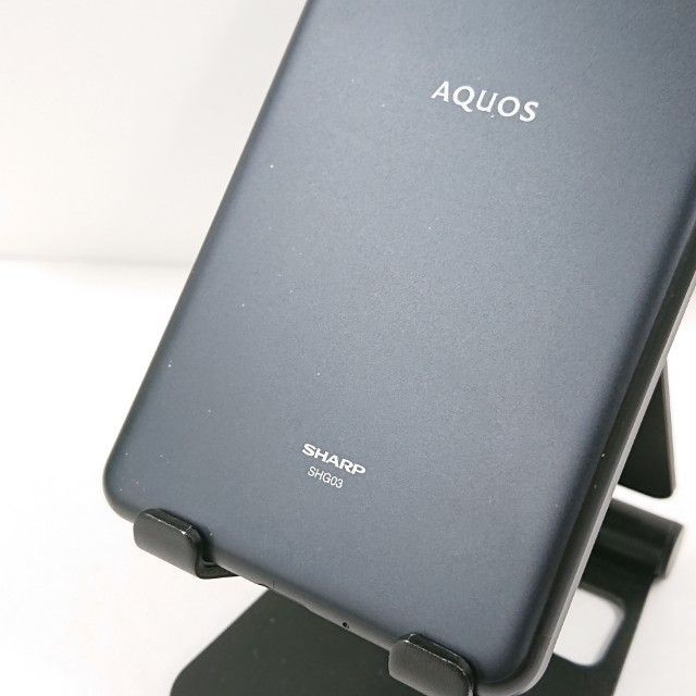 AQUOS sense5G SHG03 au ブラック 送料無料 本体 c15812 - メルカリ