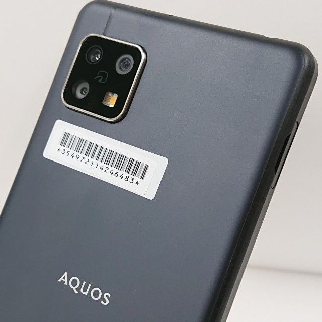 AQUOS sense5G SHG03 au ブラック 送料無料 本体 c15813 - メルカリ