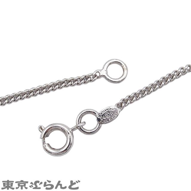 シャネル CHANEL ネックレス ココマーク ハート シルバー メタル 04P