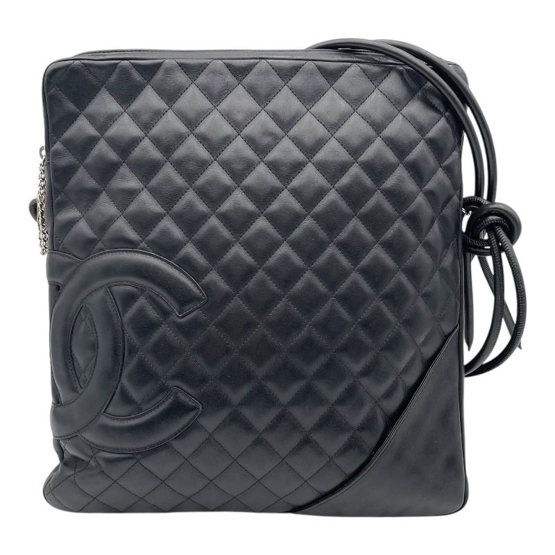 CHANEL カーボンライン シャネル CHANEL カンボンライン ショルダー A25179 ブラック SV金具