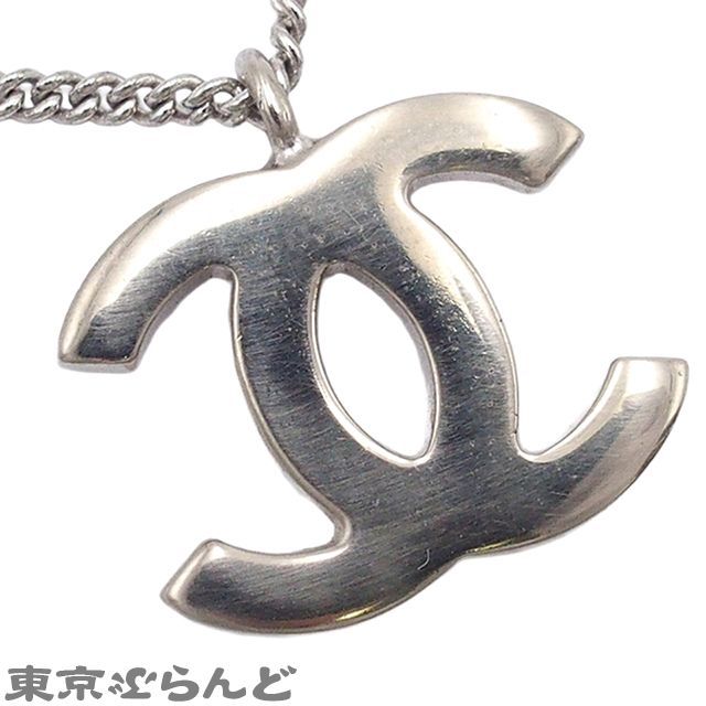 シャネル CHANEL ネックレス ココマーク ハート シルバー メタル 04P