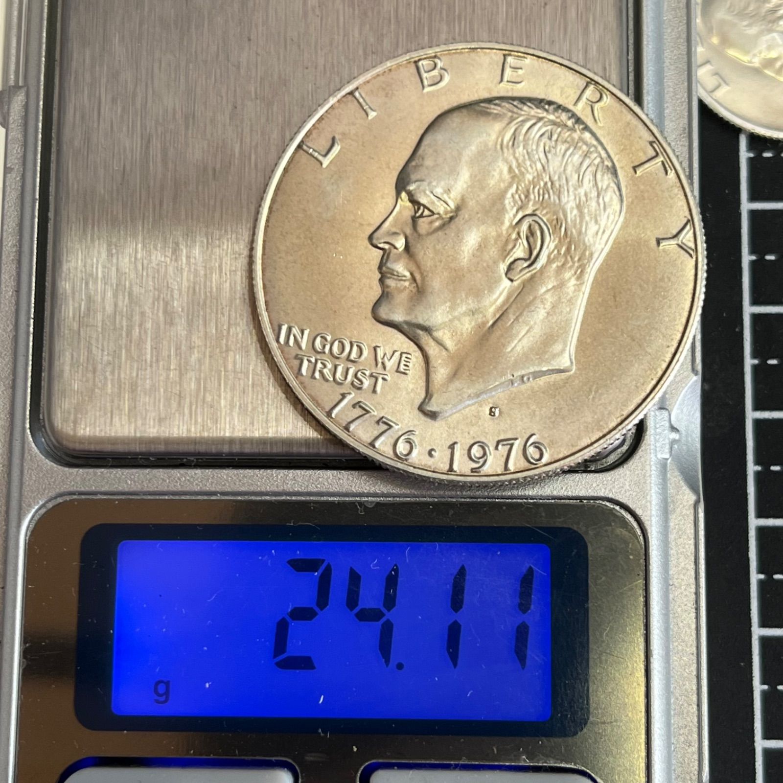 銀貨】1976年 アメリカ建国200周年 40％シルバー アイゼンハワー1ドル