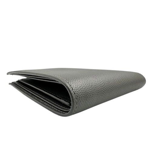 YSL グレー 二つ折り財布 YSL Yves Saint Laurent イブサンローラン 二つ折り財布 グレー - メルカリ