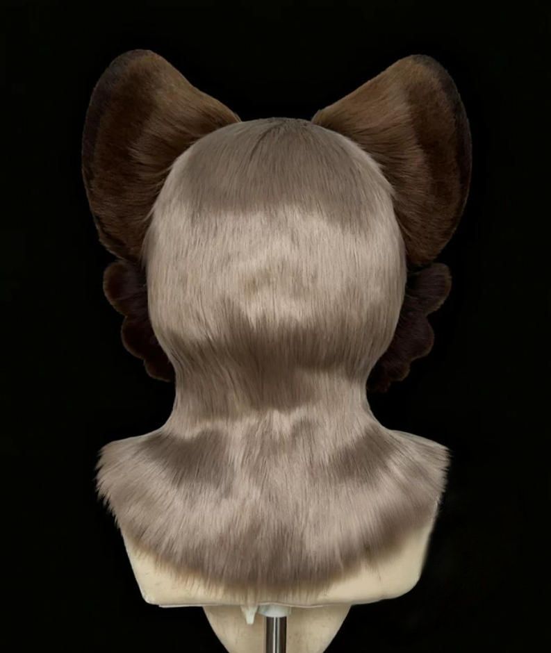 着ぐるみヘッド 猫 NO 453 茶色 全頭ヘッド ケモノ ファースーツ ぬいぐるみ コスプレ コスチューム kigurumi