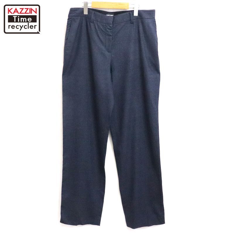 00s イタリア製 GIORGIO ARMANI ウール スラックスパンツ レディース