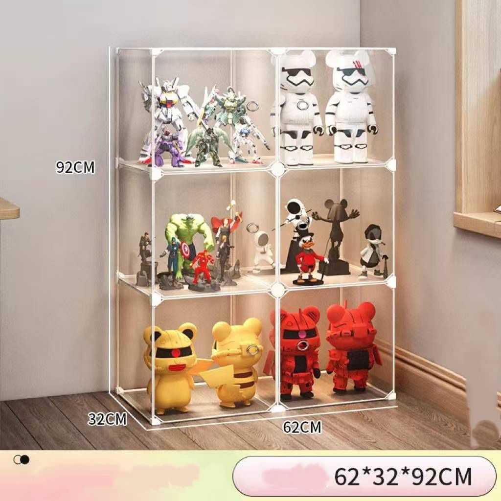 フィギュアラック 大容量 コレクションボックス ディスプレイケース