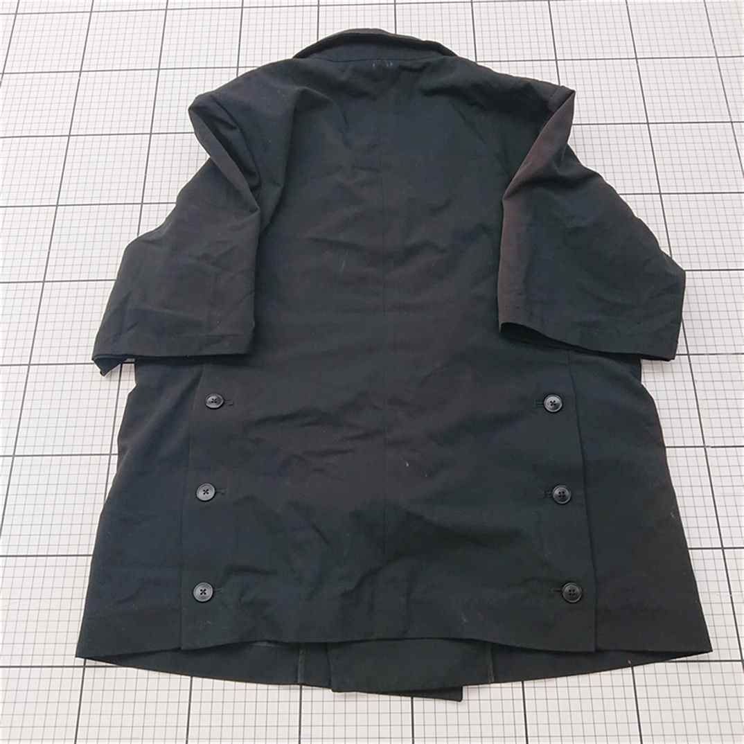 ◇ Θ ハレ HARE ダブルブレストジャケット ブラック系 S メンズ E 