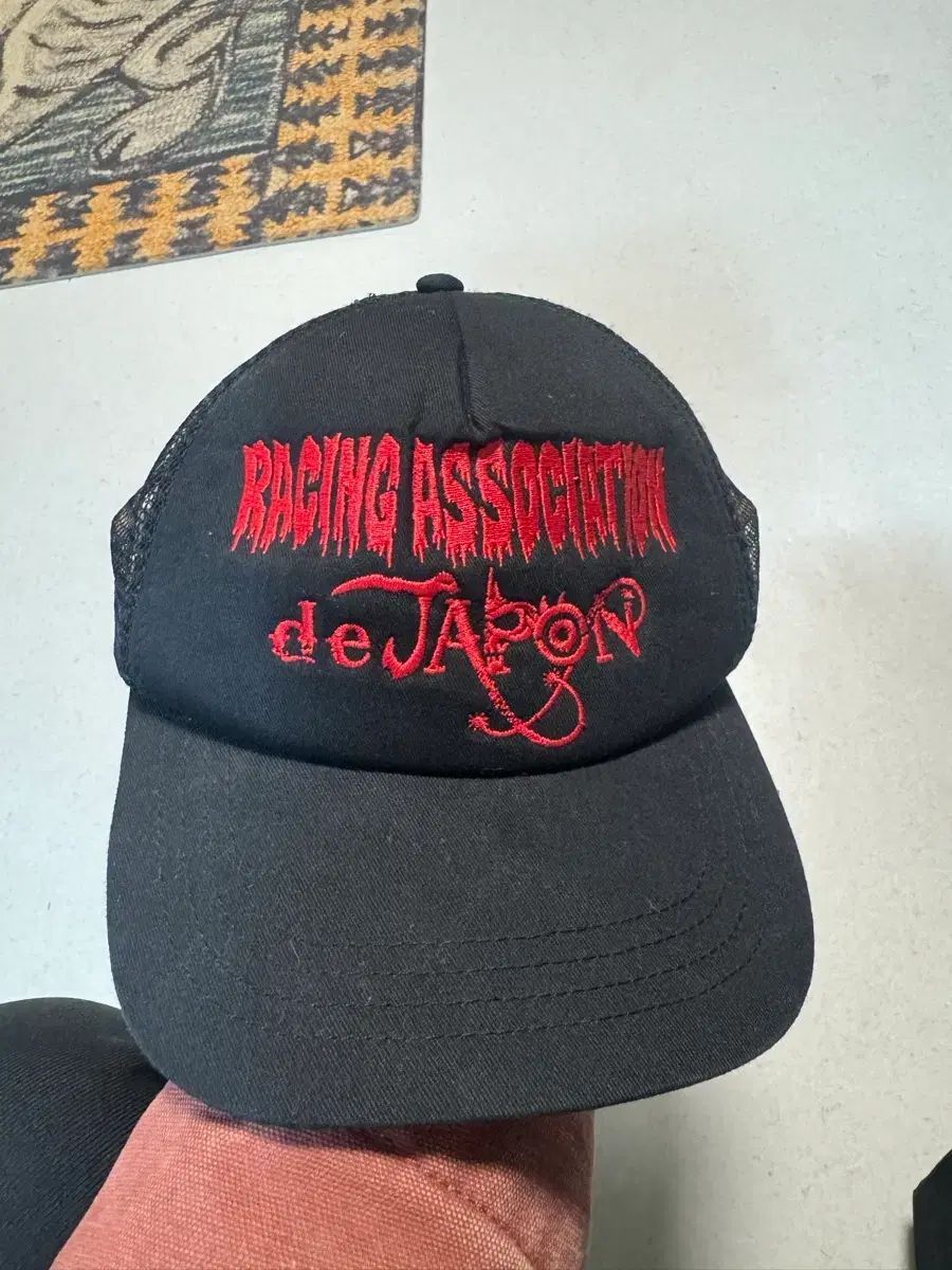 JRA x 内藤哲也 1000個限定 メッシュ トラッカーキャップ スナップ