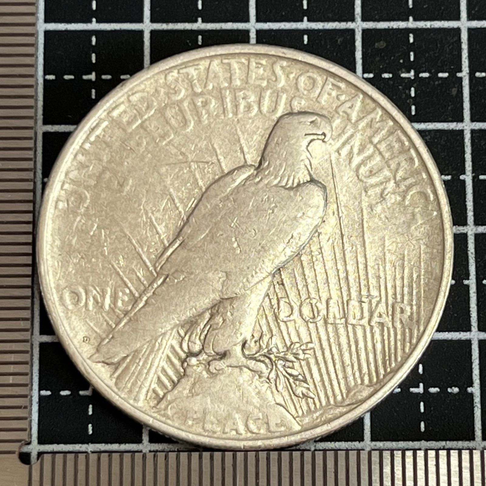 銀貨】1926年 アメリカ ピースダラー 90%シルバー／自由と平和の象徴