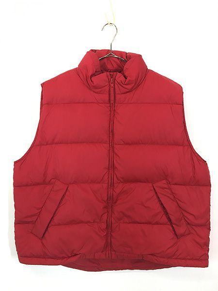メンズ 90s LANDS END ダウンベスト ベスト M ランズエンド グースダウン