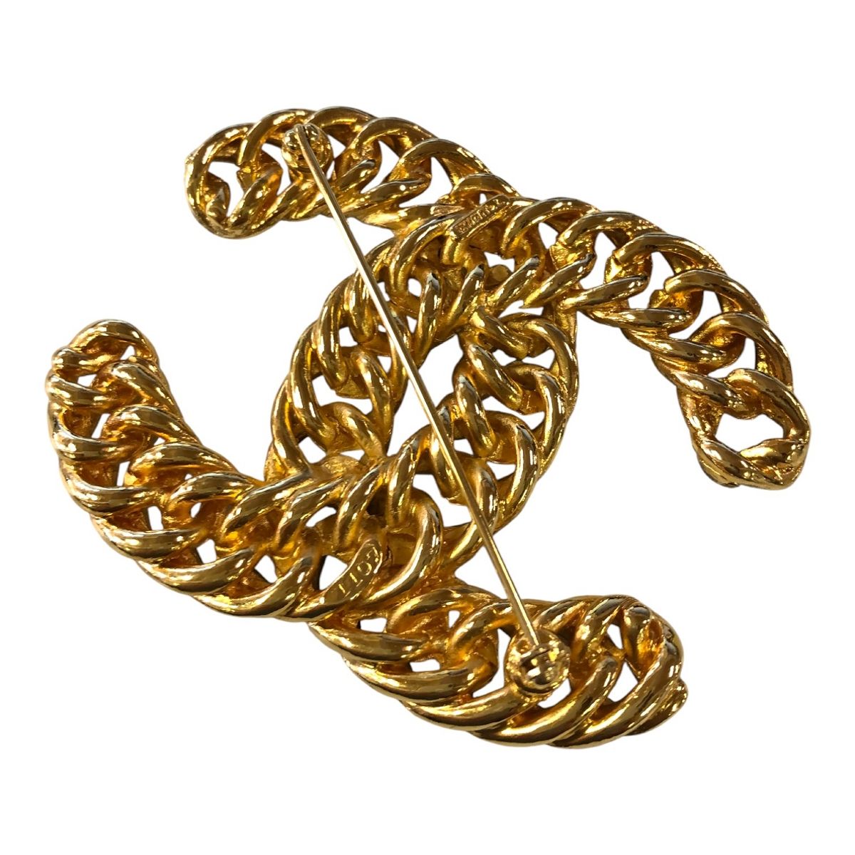 シャネル CHANEL ココマーク ヴィンテージ ブローチ ゴールド