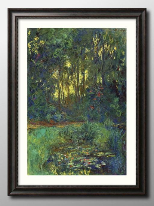 12731クロード モネ Coin du bassin aux nymph?as A3 サイズ ポスター