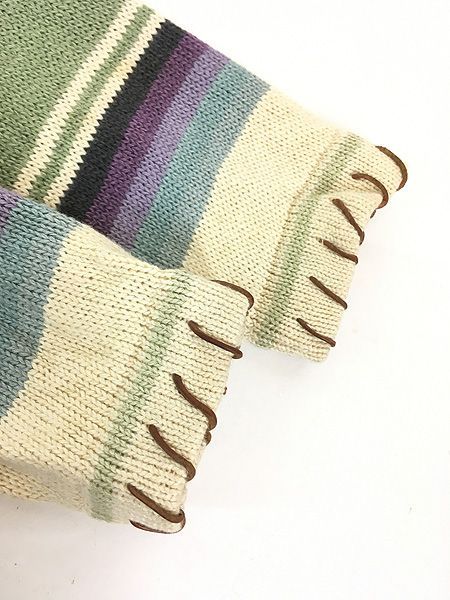 レディース 古着 90s POLO Country Ralph Lauren マルチボーダー