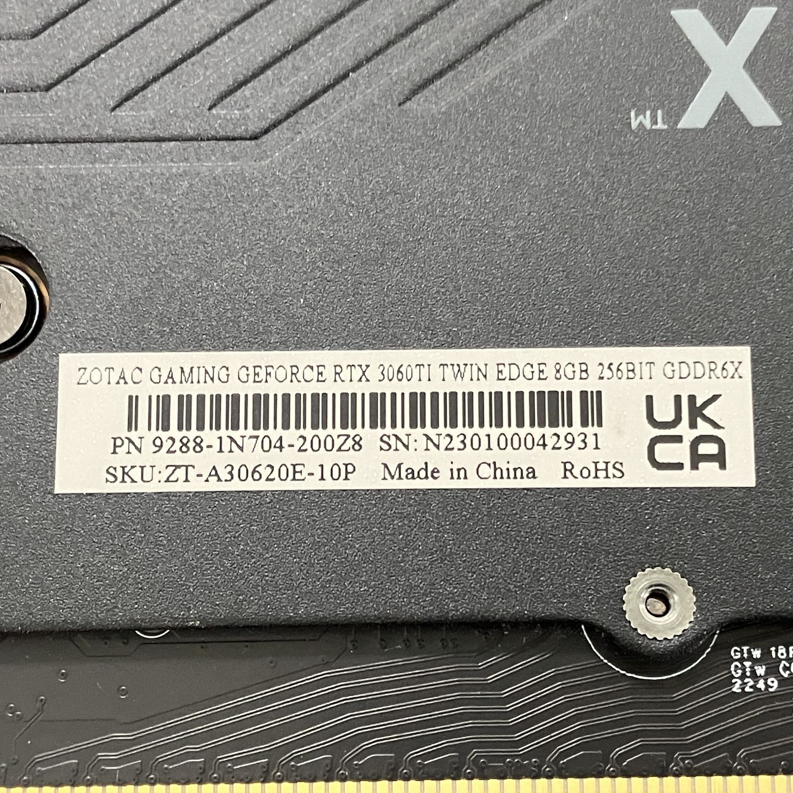 ZOTAC GAMING GeForce RTX 3060 Ti TWIN EDGE GDDR 6 X 8 GB グラフィックボード グラボ GPU ゾタック PCパーツ