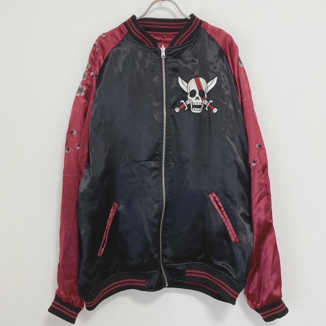 絡繰魂×ONE PIECE 赤髪のシャンクス 刺繍 スカジャン XXL - メルカリ