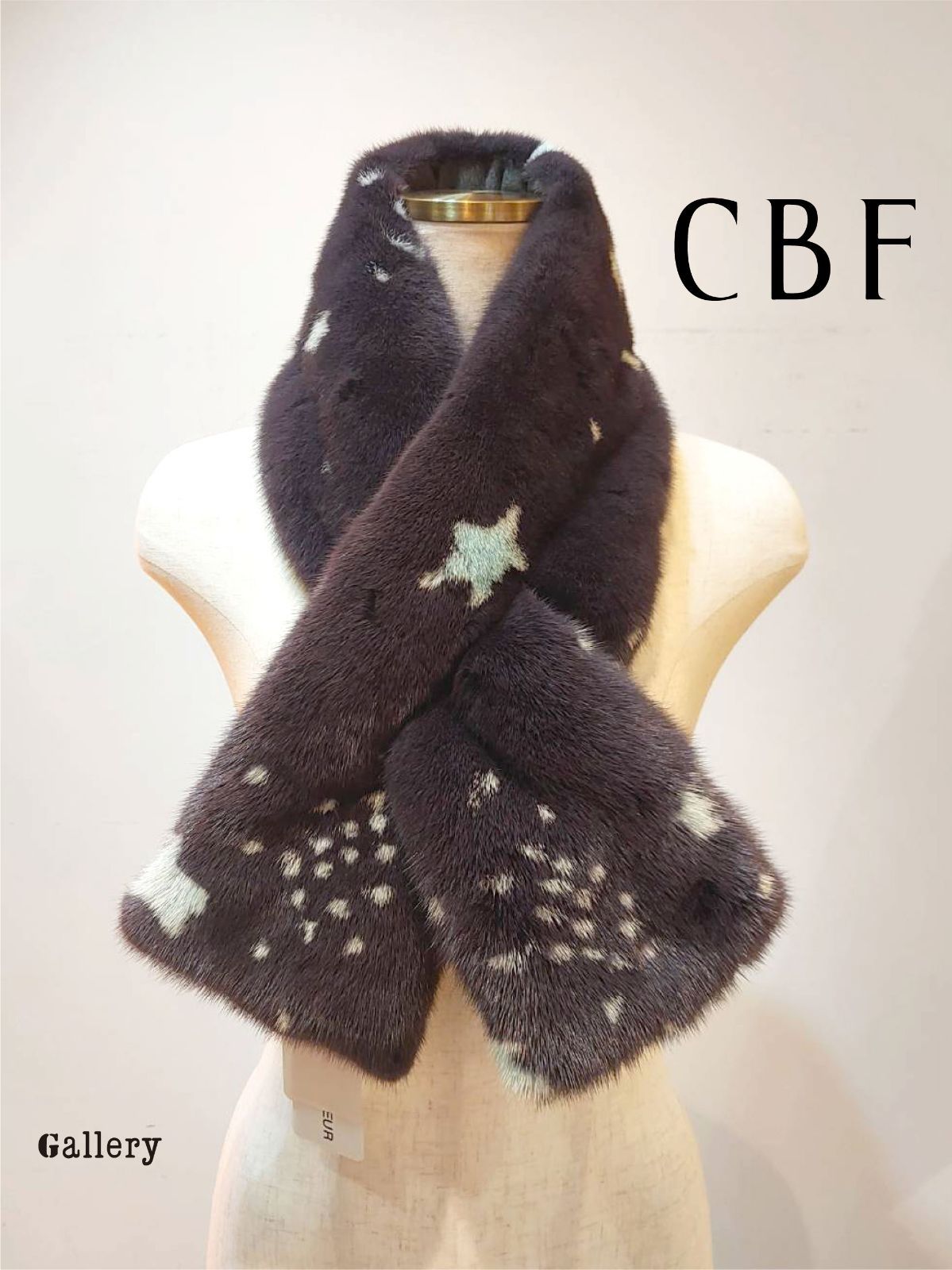 い CBF シービーエフ ミンクマフラー マフラー 毛皮マフラー ファーマフラー