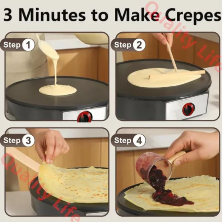 クレープマシン、15.7インチ業務用クレープメーカーマシン、メタンガス