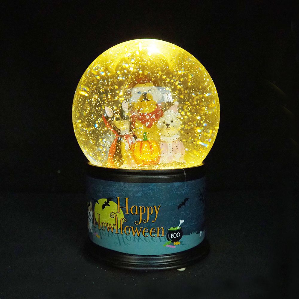 ローマン Roman スノードーム Happy Howl loween 135002 インテリア 置物