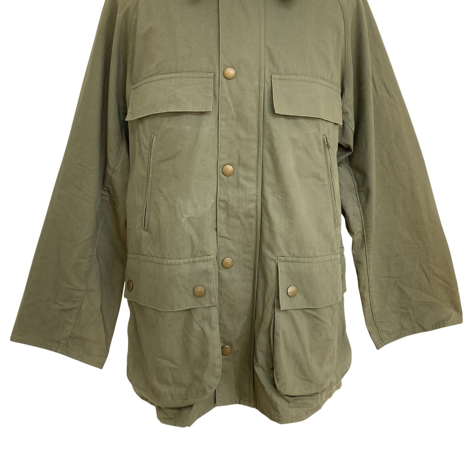 Barbour バブアー カーキ ミリタリージャケット L - メルカリ
