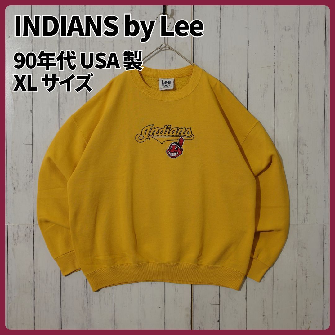 CLEVELAND INDIANS スウェットシャツ 90年代 USA製 XLサイズ