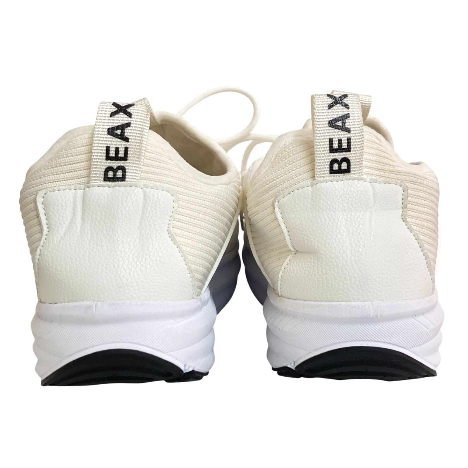 訳あり BEAXIS ビーアクシス ホワイト スニーカー 25.0~25.5cm - メルカリ