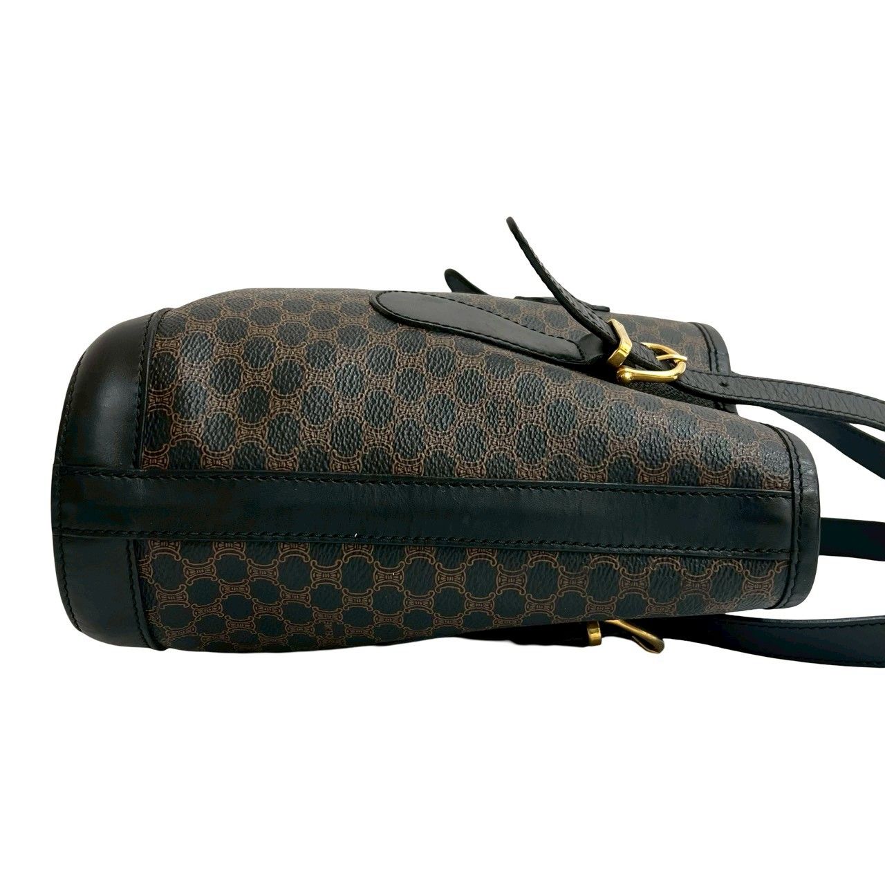 極 美品 CELINE セリーヌ マカダム ブラゾン トリオンフ 柄 レザー 