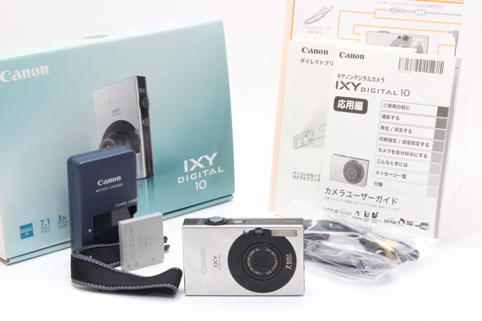 B (並品) Canon キヤノン IXY DIGITAL 10 初期不良返品無料 11-85