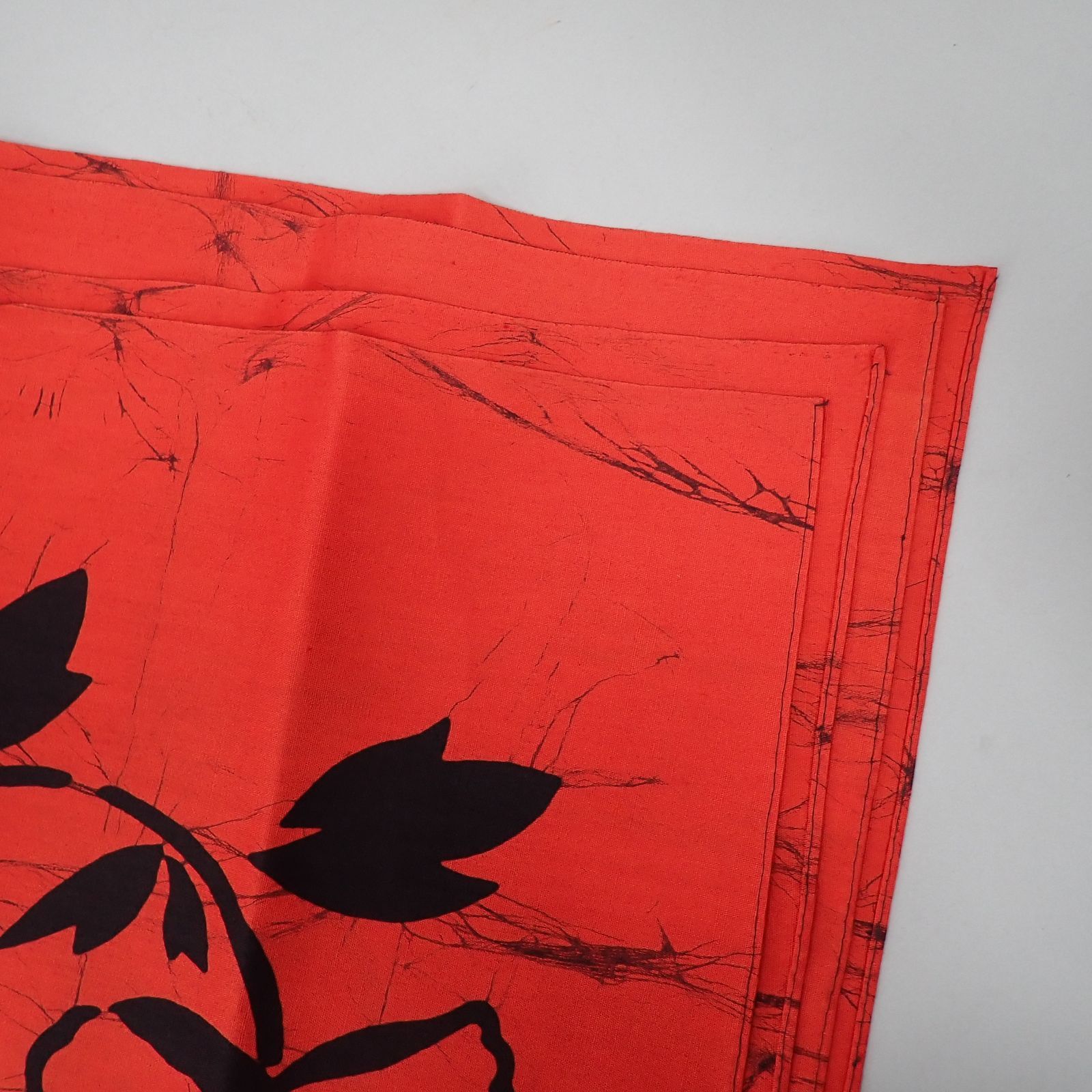 送料無料 未使用品 大判風呂敷 ろうけつ染め ローケツ染め 綿100