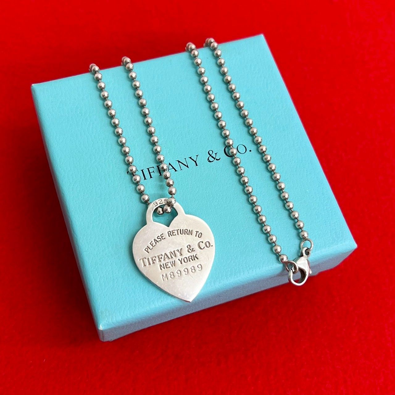 極 美品 希少品 TIFFANY&Co. ティファニー リターントゥ ハートタグ
