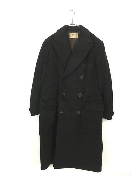 古着 50s Kenwood × Block and Kuhl Co ブラック フランネル ウール