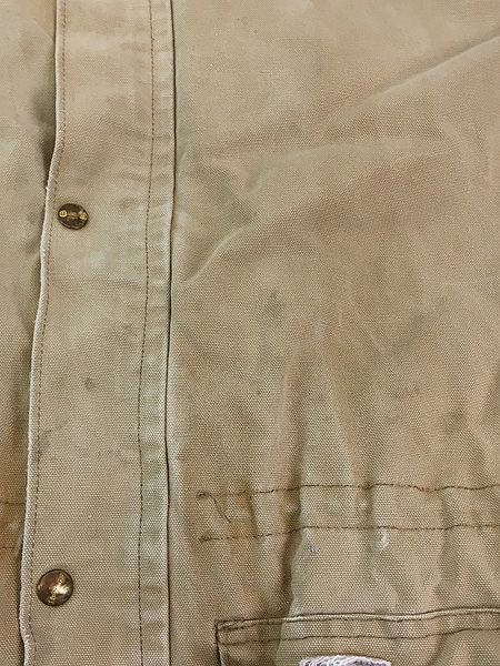 古着 Carhartt ウエスタンヨーク ブラウン ダック パデット ミドル