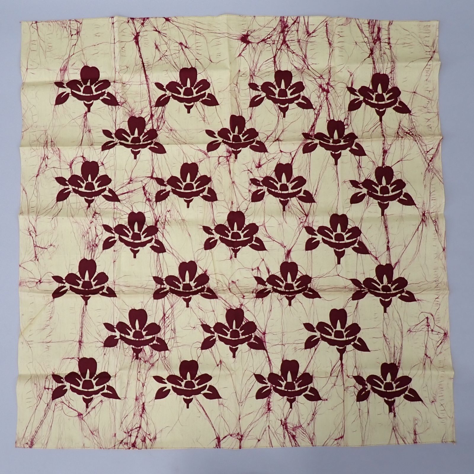 送料無料 未使用品 大判風呂敷 ろうけつ染め ローケツ染め 綿100